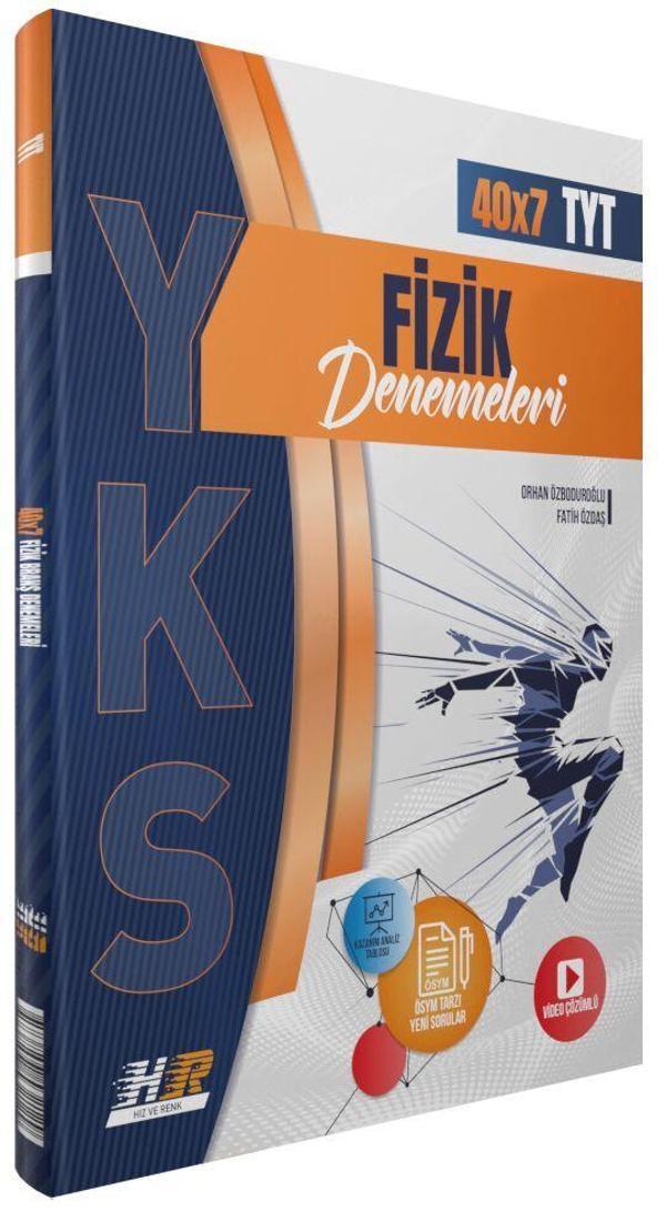 Hız ve Renk TYT Fizik 40 x 7 Denemeleri - Hız ve Renk Yayınları - Image 1