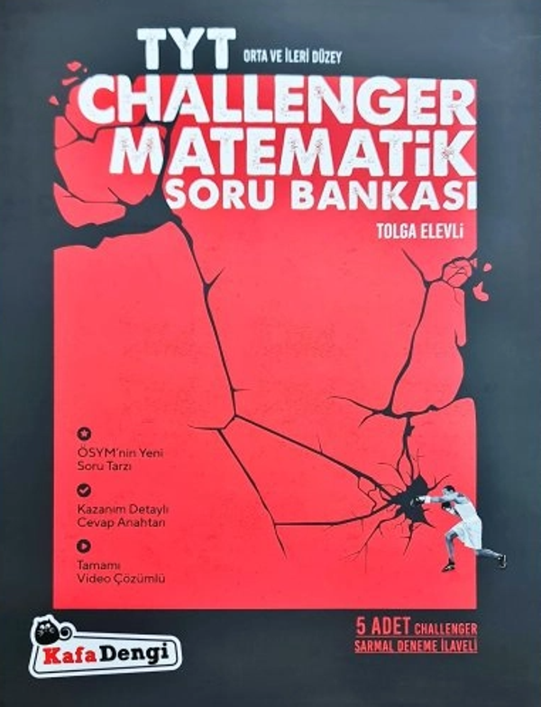 TYT Challenger Matematik Soru Bankası (Tümü Video Çözümlü) - Kafa Dengi - Image 1