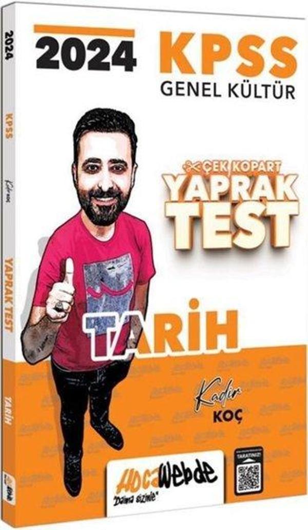 2024 KPSS GK Tarih Yaprak Test - Hoca Webde Yayınları - Image 1