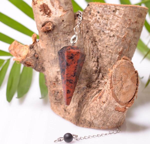 Obsidyen (Mahogany Obsidyen) Taşı Pandül - Sarkaç - Image 1