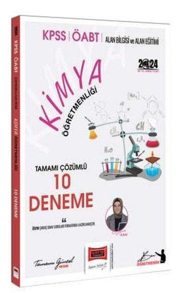 2024 ÖABT Kimya Tamamı Çözümlü 10 Deneme Sınavı - Yargı Yayınları - Image 1