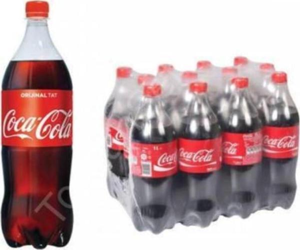 Coca-Cola 1 lt 12 Adet - Image 1