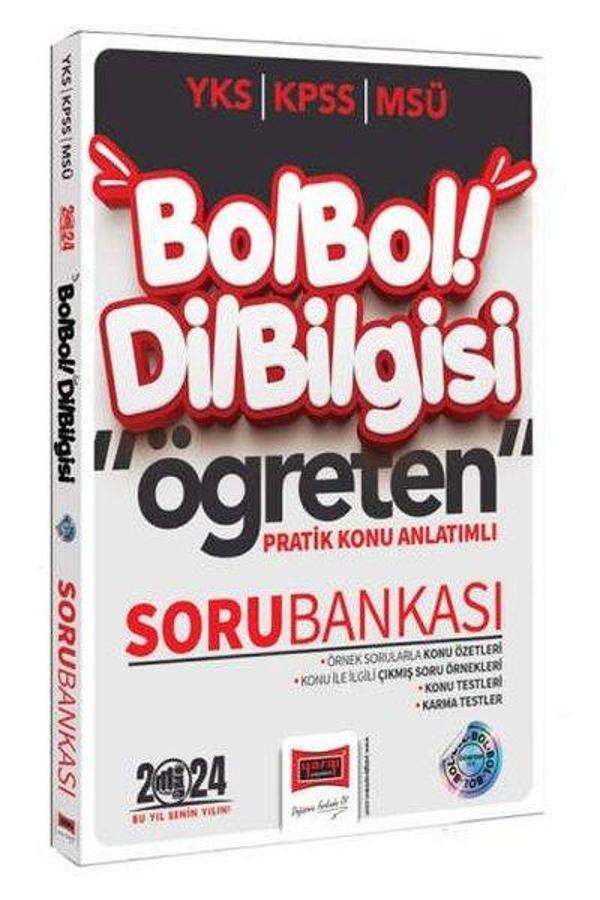 2024 KPSS MSÜ YKS Bol Bol Öğreten Dil Bilgisi Pratik Konu Anlatımlı Soru Bankası - Yargı Yayınları - Image 1