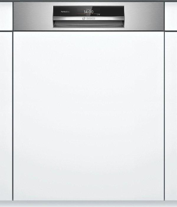 Bosch SMI8ZDS81T 8 Programlı Inox Yarı Ankastre Bulaşık Makinesi - Image 1