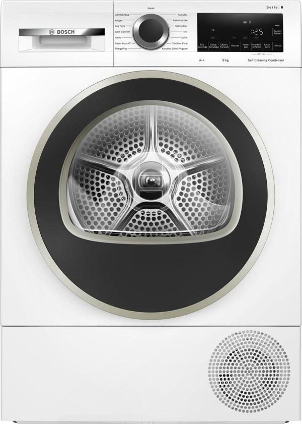 Bosch Wqg244C1Tr 9 Kg A++ Isı Pompalı Beyaz Kurutma Makinesi - Image 1