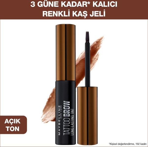 Maybelline New York Tattoo Brow Geçici Kaş Dövmesi - Açık Ton - Image 1