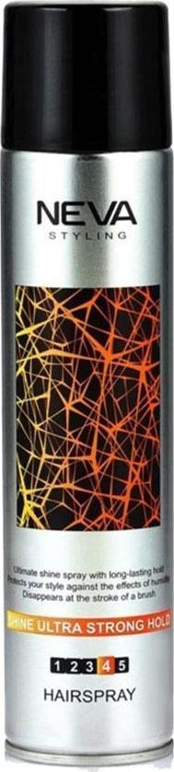 Neva Styling Saç Spreyi - Shine Ultra Strong Hold 250 Ml - Image 1