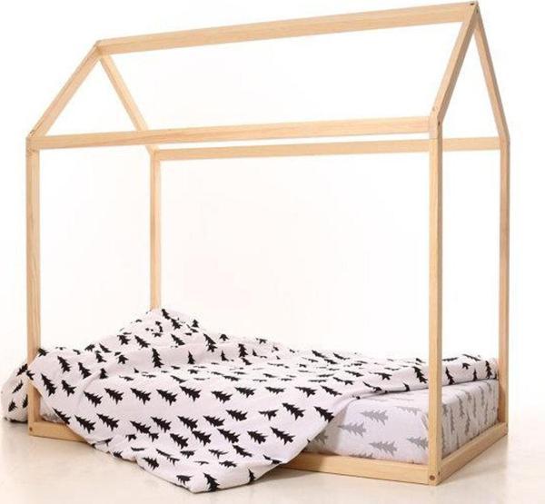 MiniWood Markaawm Montessori Çocuk Ve Bebek Yatak Doğal Çam Karyola - Image 1