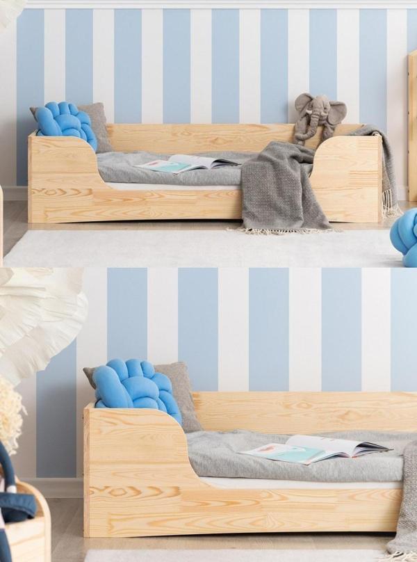 MiniWood Markaawm Montessori Karyola Ahşap Çam Yatak Çocuk Beşik - Image 1