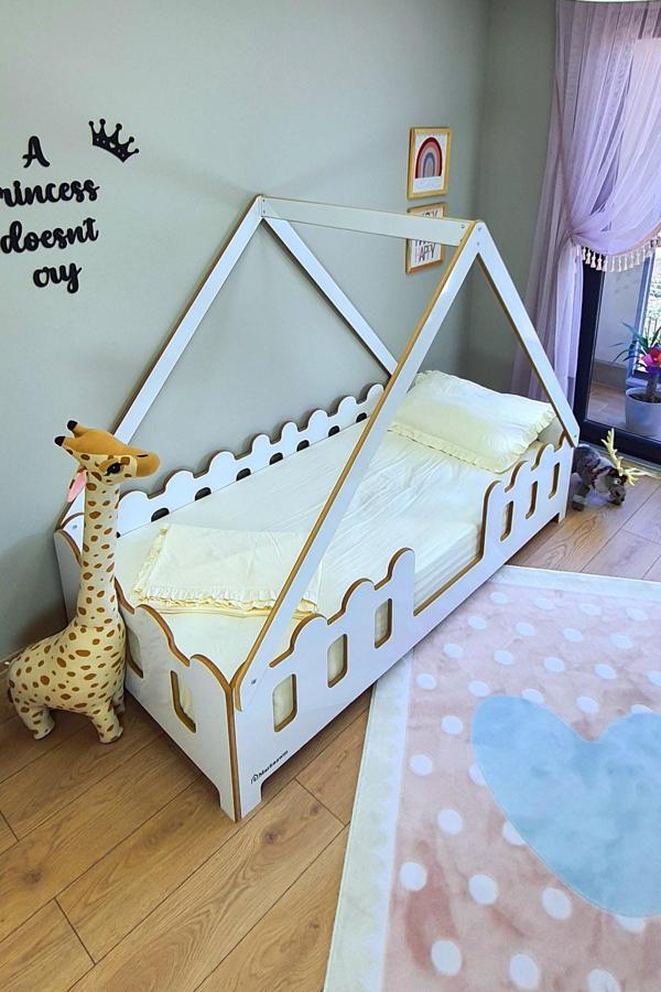 MiniWood Markaawm Montessori Karyola Çocuk Ve Bebek Mdf Yatak Lizbon - Image 1