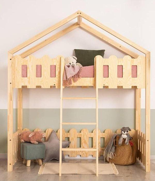 MiniWood Markaawm Montessori Ranza Oyun Alanlı Ranza Çocuk Yatak - Image 1