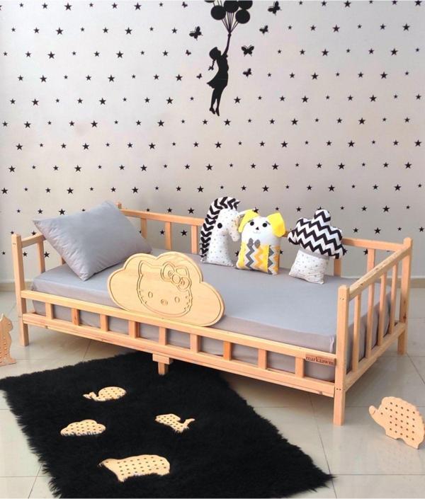 MiniWood Markaawm Montessori Yatak 90x190 Kity Çocuk Ve Bebek Karyola - Image 1