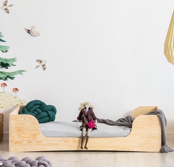 MiniWood Markaawm Montessori Yatak Ahşap Bebek Karyola Çocuk Yatak - Image 1
