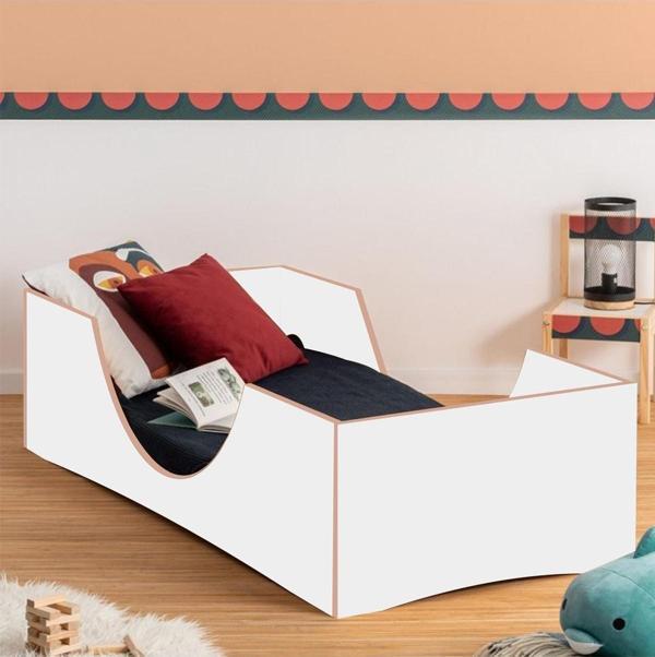 MiniWood Montessori Yatak Bebek Ve Çocuk Karyola Rustik - Image 1