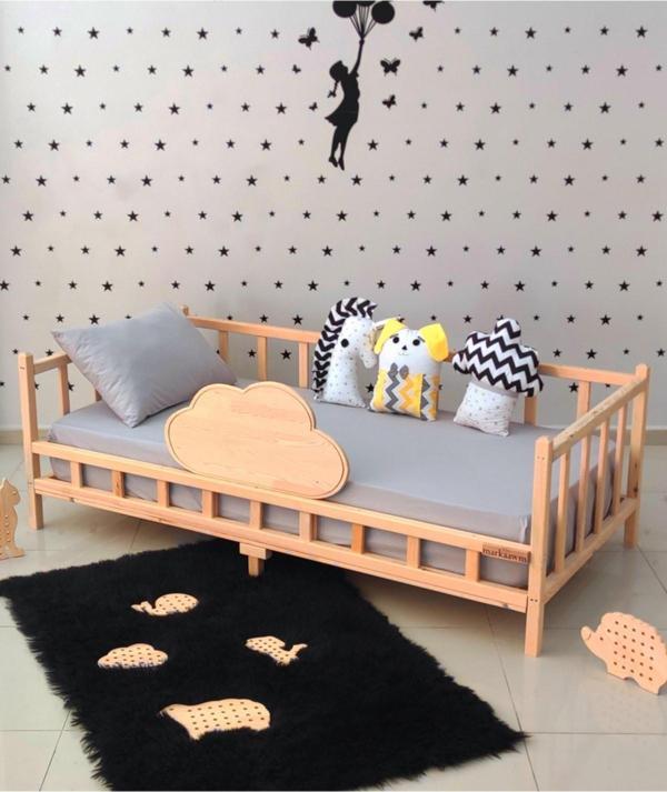MiniWood Markaawm Montessori Yatak Bulut Karyola Çocuk Ve Bebek Beşiği - Image 1