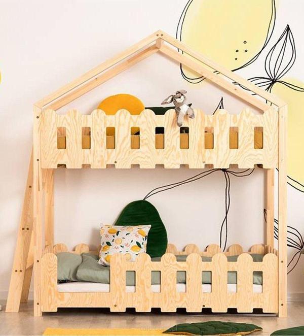 MiniWood Markaawm Palazzo Montessori Yatak Çatılı Ranza Çocuk Karyola - Image 1