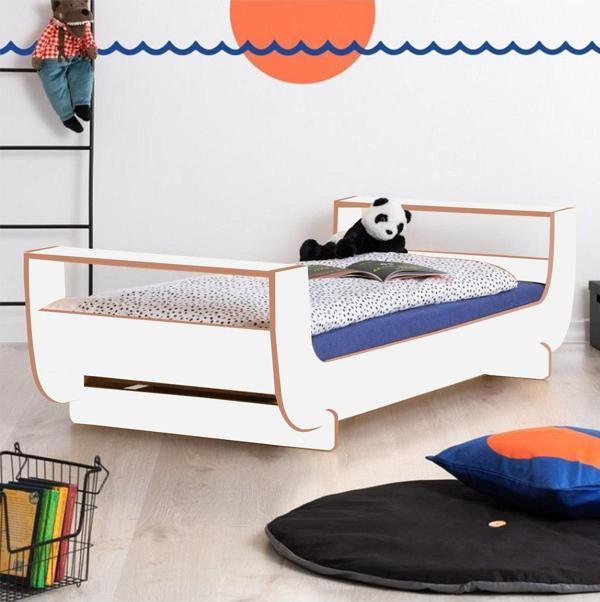 MiniWood Romantic Mdf Montessori Karyola Beşik Çocuk Yatak - Image 1