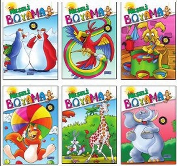Neşeli Boyama (6 Kitap Takım) - Damla Yayınevi - Image 1