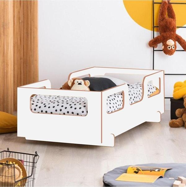 MiniWood Mocha Montessori Yatak Tek Kişilik Mdf Karyola - Image 1
