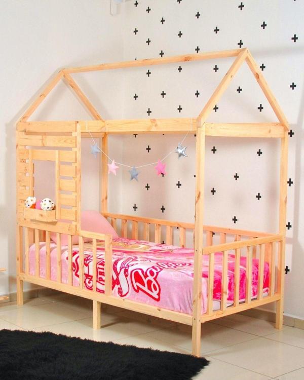 MiniWood Markaawm Montessori Yatak Çocuk Odası Bebek Beşik 90x190 Karyola - Image 1