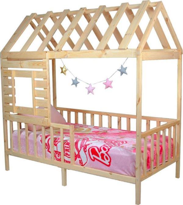 MiniWood Markaawm Montessori Yatak Doğal Çam Çocuk Yatak 90x190 Karyola - Image 1