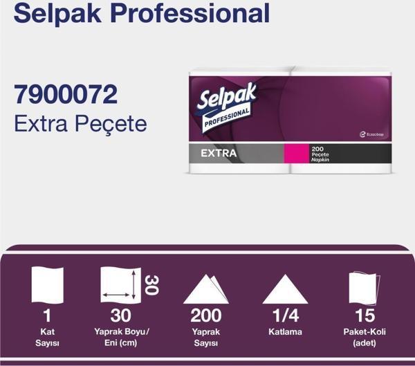 Selpak Extra Peçete 200'lü - Image 1
