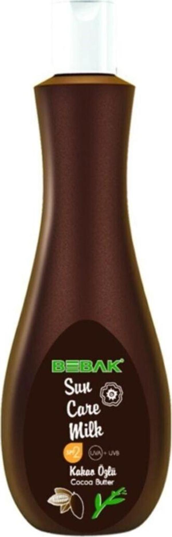 Bebak Kakao Özlü Bronzlaştırıcı Güneş Bakım Sütü 120 Ml - Image 1