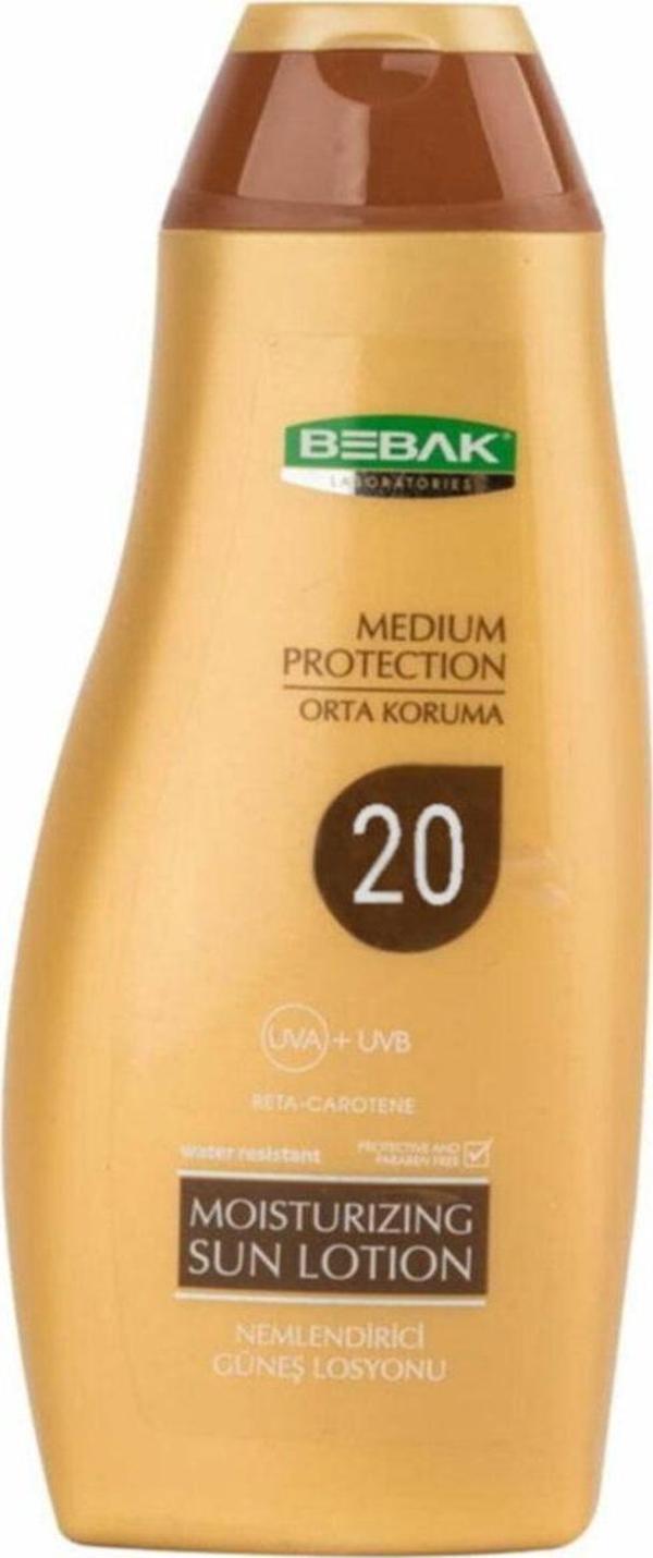 Bebak Nem Güneş Losyonu 20 Spf Düşük Koruma 300 Ml - Image 1