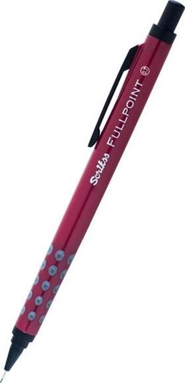 Scrikss Full Point Black Edition 0.7 mm Kırmızı Versatil Kalem - Image 1