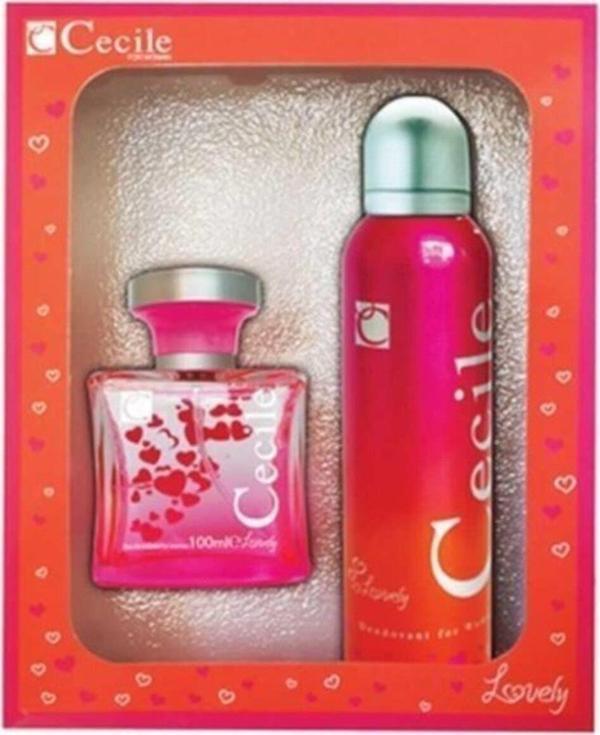 Cecile Cecıle Parfüm Set Kadın Lovely Edt 100 Ml Ve Deo 150 Ml - Image 1