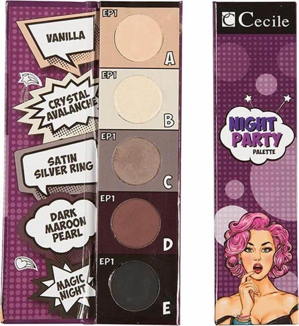 Cecile Eyeshadow Palette Far Paleti Ep01 - Image 1