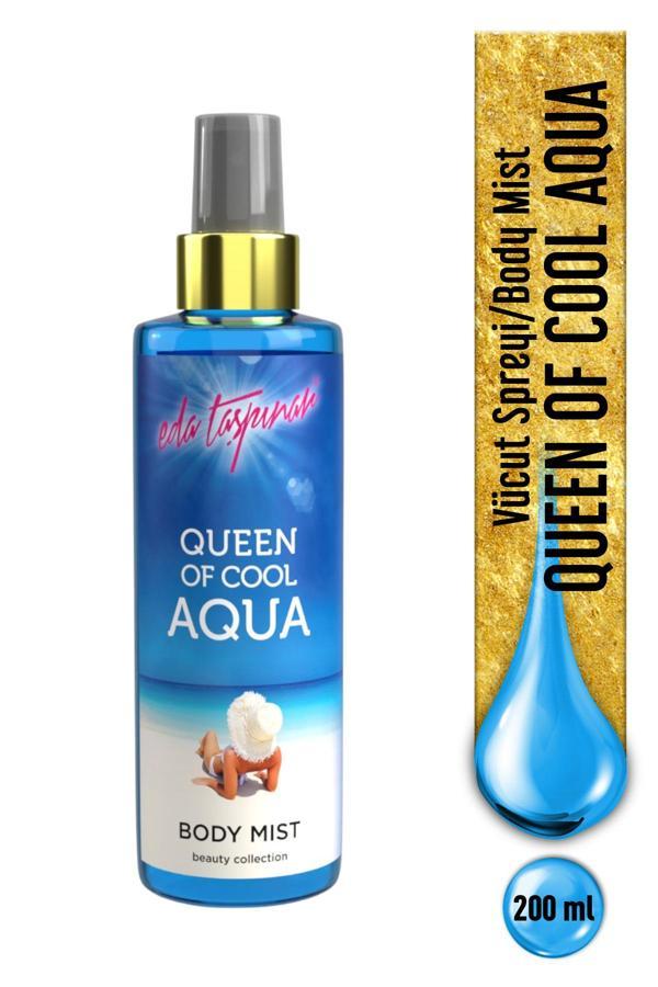 Eda Taşpınar Queen Of Cool Aqua Body Mist Vücut Spreyi 200Ml. - Image 1