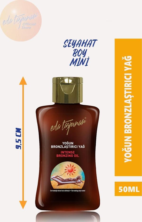 Eda Taşpınar Seyahat Boy Yoğun Bronzlaştırıcı Yağ 50Ml. - Image 1