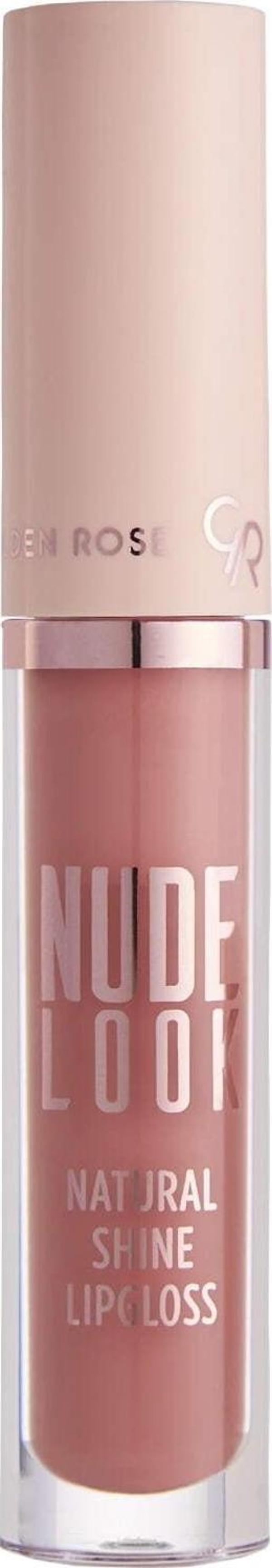 Golden Rose Nude Look Natural Shine Lipgloss No:03 Coral Nude - Naturel Renkli Dudak Parlatıcısı - Image 1