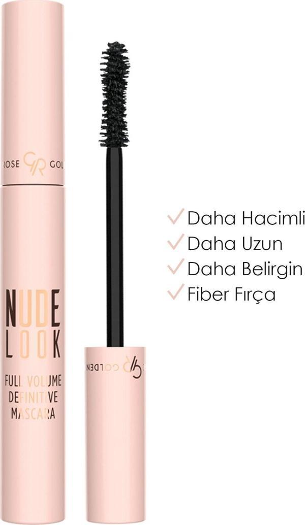 Golden Rose Siyah Maskara - Nude Look Full Volume Definitive Mascara 8691190967482 - Image 1