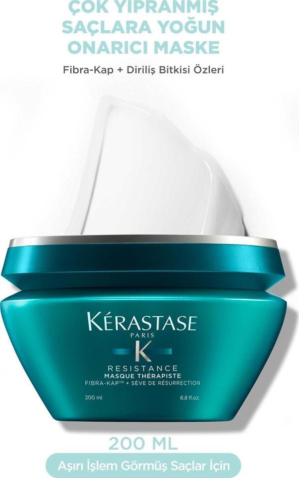 Kerastase Resistance Masque Thérapiste Çok Yıpranmış Ve Aşırı İşlem Görmüş Saçlar için Yoğun Onarıcı - Image 1