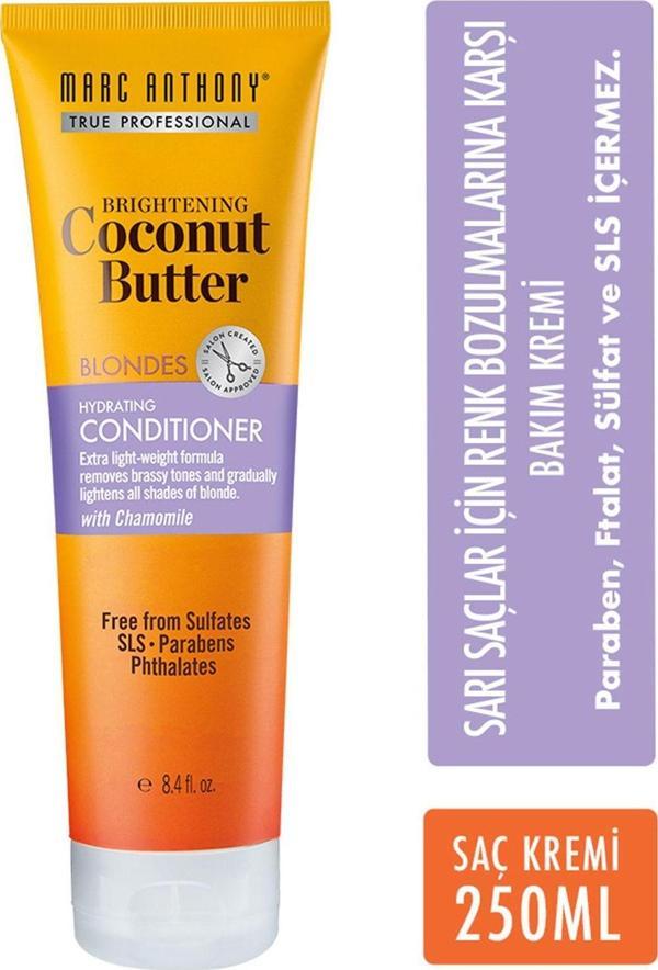 Marc Anthony Coconut Butter Conditioner Sarı Saçlara Özel Saç Kremi 250 Ml - Image 1
