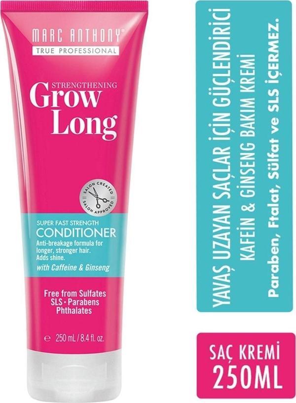 Marc Anthony Grow Long Yavaş Uzayan Saçlar Için Güçlendirici Bakım Kremi 250 Ml - Image 1