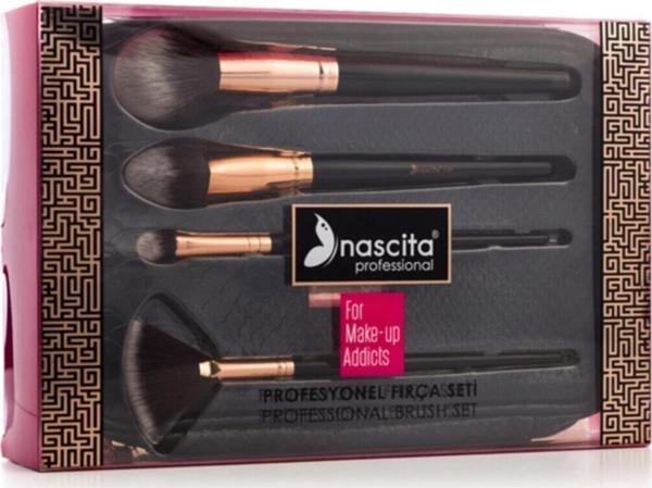 Nascita Make Up Addict 4'Lü Profesyonel Fırça Seti - Image 1
