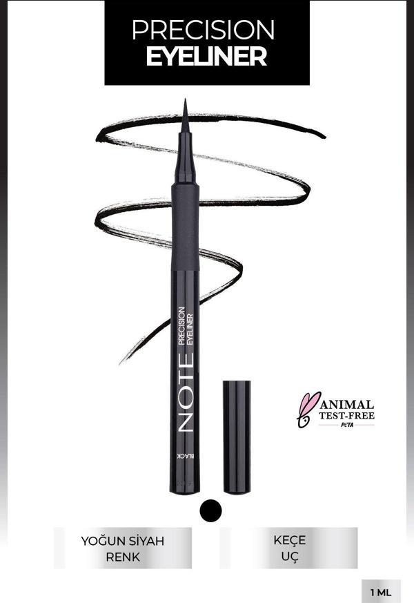 Note Precision Kalem Likit Eyeliner Keçe Uçlu - Image 1