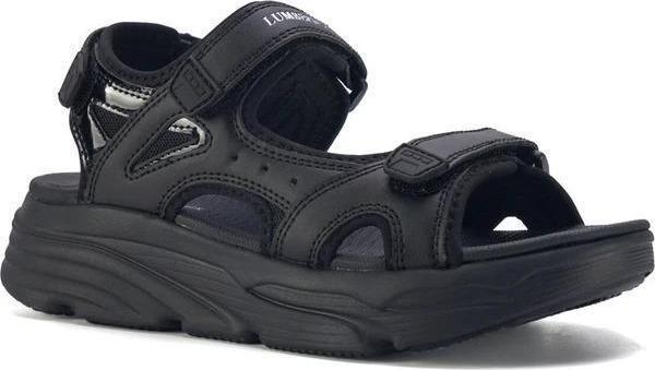 Lumberjack Gena 3Fx Siyah Comfort Casual Anatomik Çırtlı Spor Sandalet - Image 1