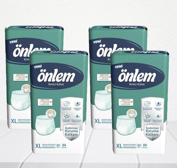Emici Külot Yetişkin Hasta Bezi XL 30'lu 4 Adet - Image 1