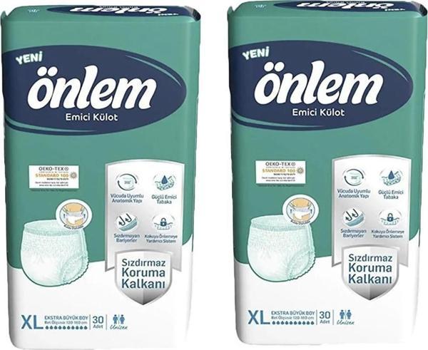 Emici Külot Yetişkin Hasta Bezi XL 30'lu 2 Adet - Image 1