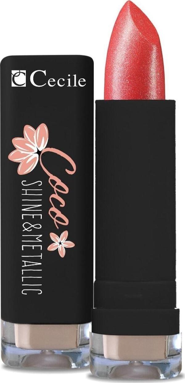 Cecile Ruj - Coco Shine Metallic Lipstick 05 8698438101127 - Image 1