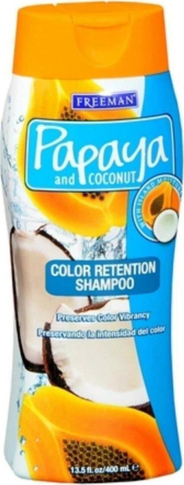 Freeman Papaya And Coconut Color Retention Shampoo 400 Ml - Image 1