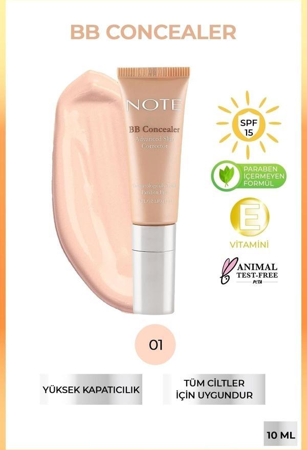 Note Bb Concealer 01 Spf 15 Göz Altı Kapatıcısı - Image 1