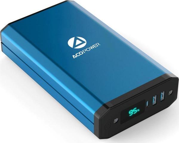 Acopower X230 14.8Volt 13Amper Li-ion Yedek Buzdolabı Aküsü + Powerbank + LED Lamba - Image 1