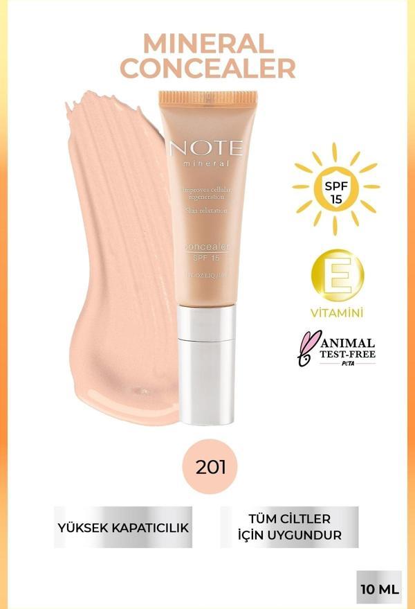 Note Mineral Concealer 201 Göz Altı Kapatıcısı - Image 1