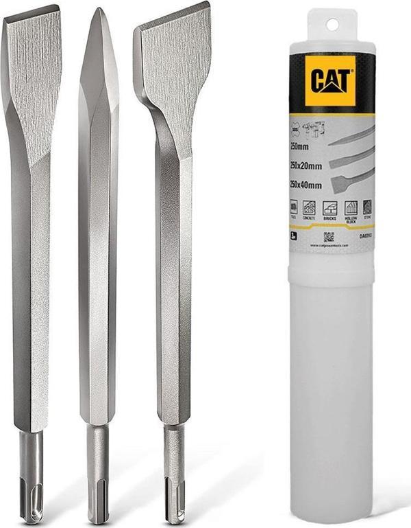 CAT DA03903 SDS Plus 3 Parça Profesyonel Murç/Keski Kırıcı Uç Seti - Image 1