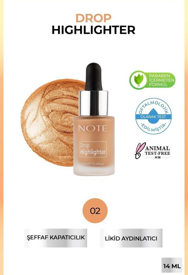 Note Drop Highlighter 02 Charming Desert Likit Aydınlatıcı - Image 1